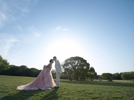 フォトウェディングレポート 万博公園 ロケーション撮影 お客様レポート 結婚式場探しなら 阪急ウェディング 公式